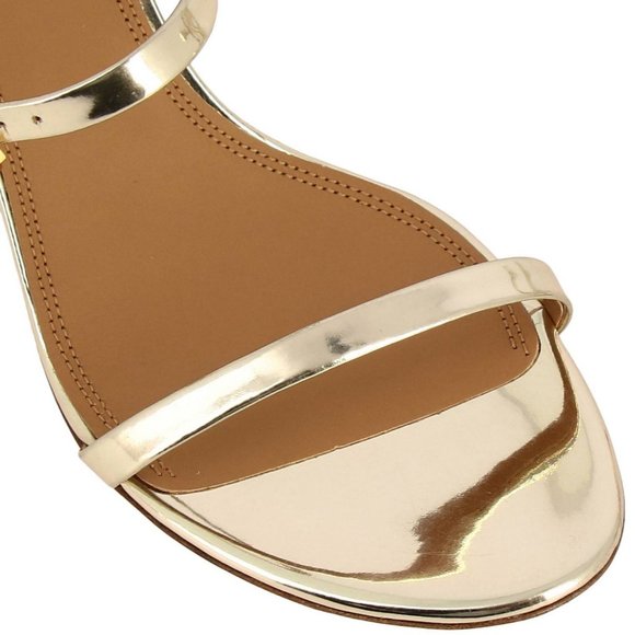 TORY BURCH * $328 MANY SIZES * Penelope Slingback Sandal Gold Strappy Prom - Picture 3 of 16